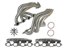 Load image into Gallery viewer, aFe Twisted 304SS Header 2020 Chevy Corvette (C8) 6.2L V8 - Brushed