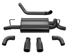 Load image into Gallery viewer, Corsa 18+ Jeep Wrangler JL 2.5in Dual Rear Exit Black Tips Sport Axle-Back Exhaust