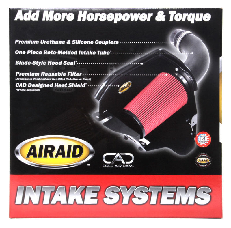 Airaid 07-09 Dodge Ram Cummins DSL 6.7L CAD Intake System w/ Tube (Oiled / Red Media)