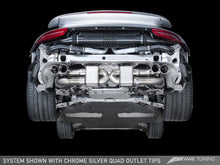 Load image into Gallery viewer, AWE Tuning Porsche 991.1 Turbo Performance Exhaust and High-Flow Cats - Silver Quad Tips