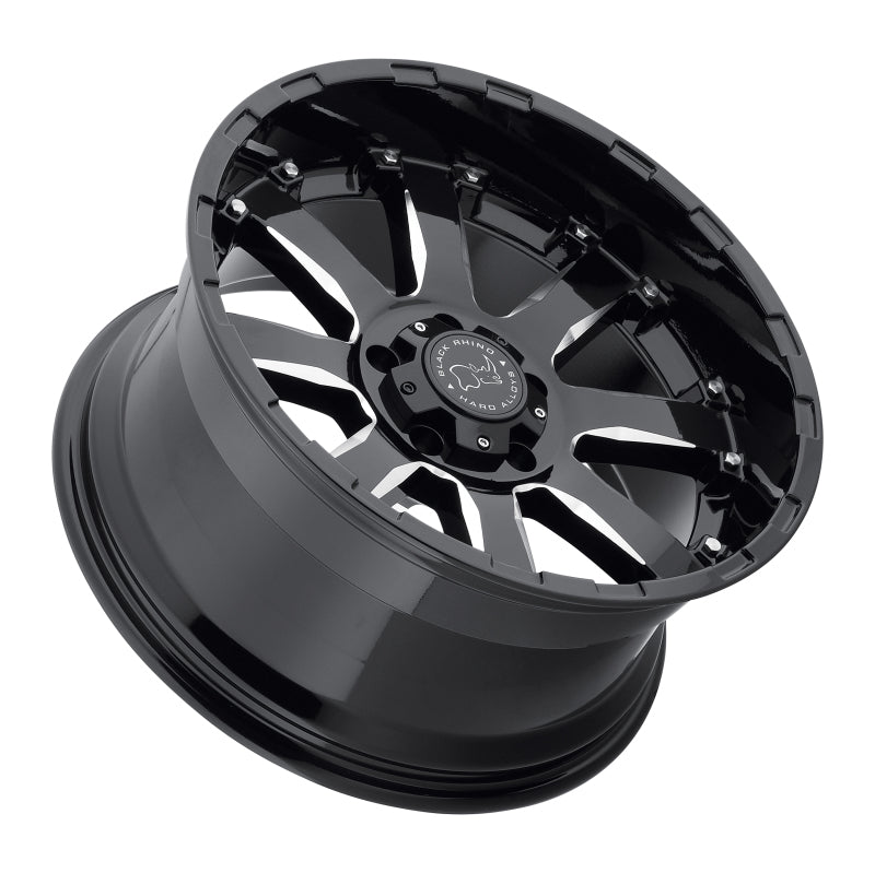 Black Rhino Sierra 18x9.0 5x139.7 ET00 CB 78.1 Gloss Black w/Milled Spokes Wheel