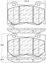 Load image into Gallery viewer, StopTech Performance 09-13 Infiniti FX35/FX37/FX45/FX50/08-13 G37 / 09-12 370Z Front Brake Pads