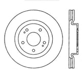 StopTech Power Slot 08-09 Evo 10 Slotted Left Front Rotor