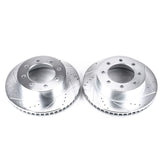 Power Stop 06-08 Dodge Ram 1500 Front Evolution Drilled & Slotted Rotors - Pair