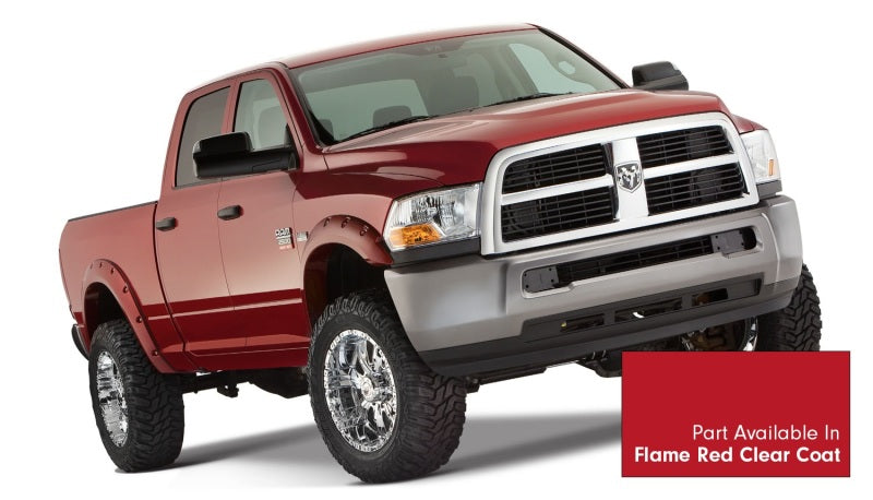 Bushwacker 16-18 Dodge Ram 2500 Fleetside Pocket Style Flares 4pc 76.3/98.3in Bed - Flame Red