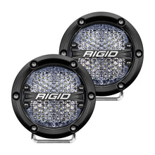 Load image into Gallery viewer, Rigid Industries 360-Series 4in LED Off-Road Diffused Beam - White Backlight (Pair)