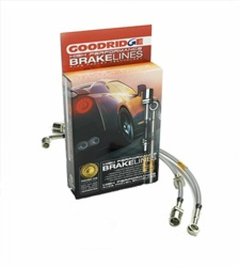 Goodridge 00-02 Dodge Duragno 4WD 2-Inch Extended Stainless Steel Brake Lines