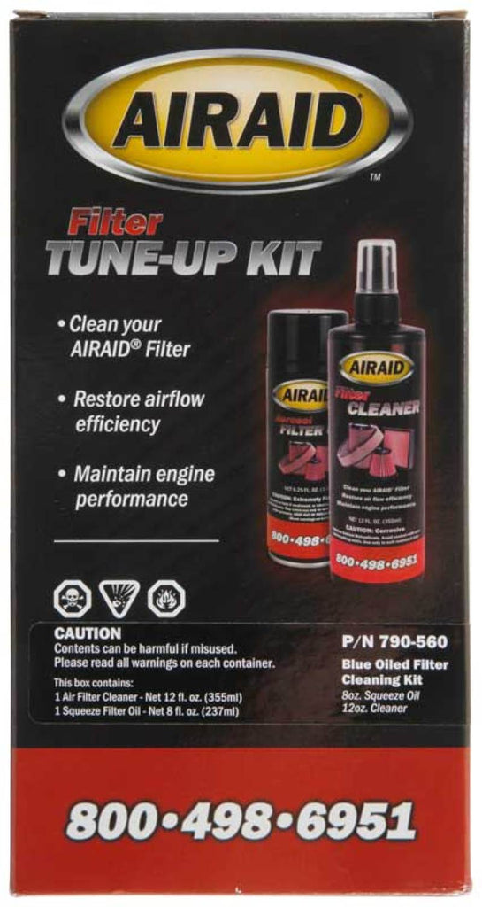Airaid Renew Kit - 12oz Cleaner / 8oz Squeeze Oil - Blue