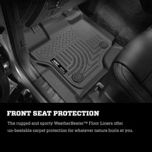 Load image into Gallery viewer, Husky Liners 15 Ford F-150 SuperCrew Cab WeatherBeater Black 2nd Seat Floor Liner