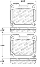 Load image into Gallery viewer, StopTech Performance 5/93-98 Toyota Supra Turbo Rear Brake Pads