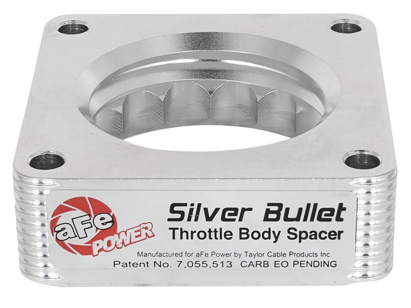aFe Silver Bullet Throttle Body Spacer 03-06 Nissan 350Z V6 3.5L (VQ35DE)