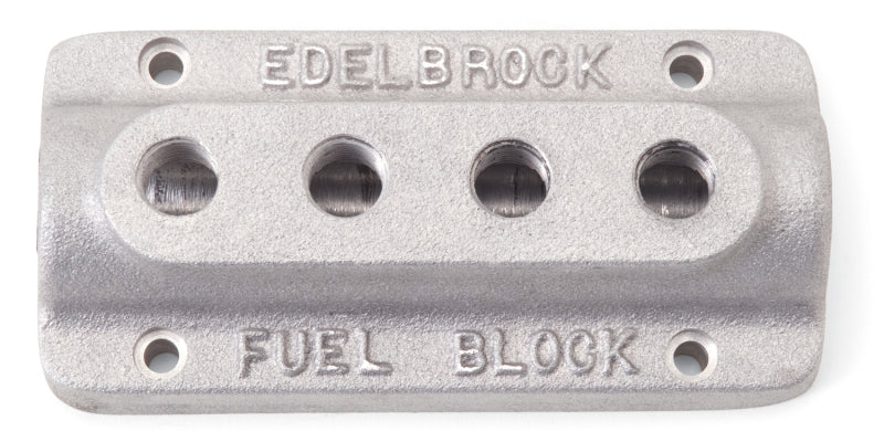 Edelbrock Fuel Block Quad As Cast