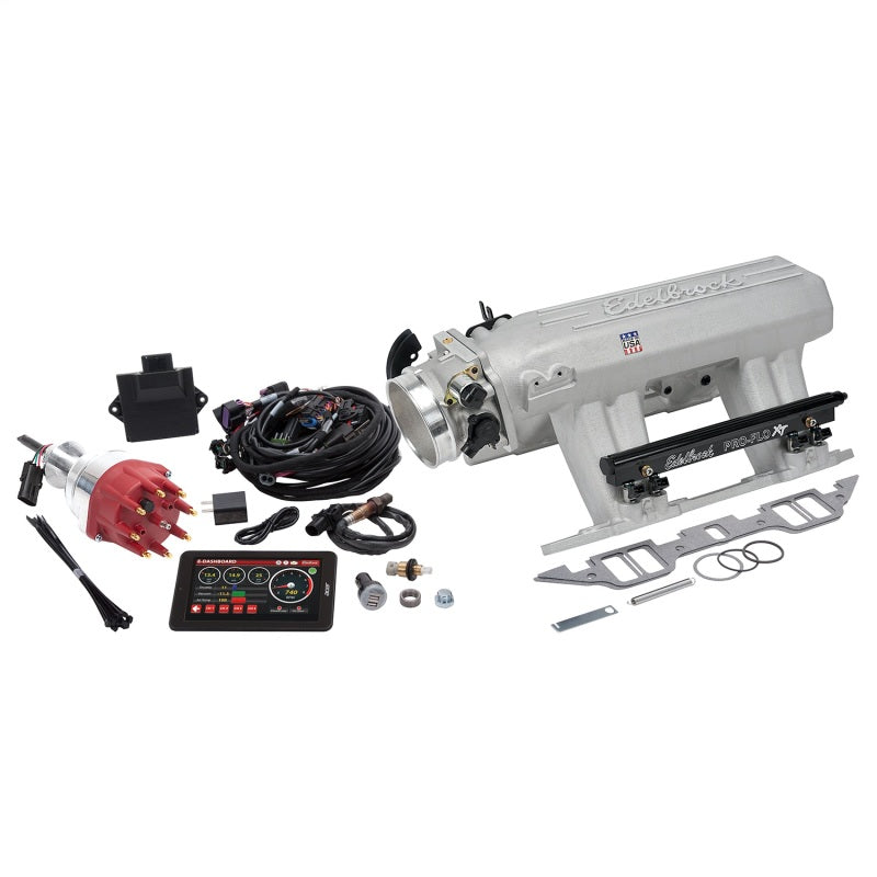 Edelbrock Pro Flo 4 XT EFI System Seq Port BB Chrysler RB 413-440ci 625 Max HP 35lb/hr Satin Finish