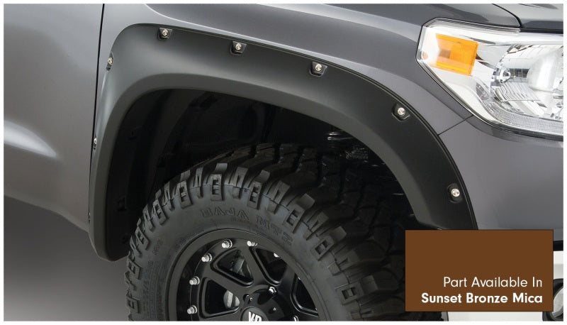 Bushwacker 16-17 Toyota Tundra Fleetside Pocket Style Flares 4pc - Sunset Bronze Mica