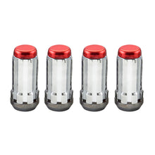 Load image into Gallery viewer, McGard SplineDrive Lug Nut (Cone Seat) 1/2-20 / 1.60in. Length (4-Pack) - Red Cap (Req. Tool)