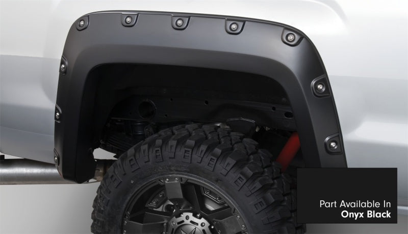 Bushwacker 16-16 GMC Sierra 2500 HD Boss Pocket Style Flares 4pc 78.8/97.6in Bed - Onyx Black