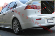 Load image into Gallery viewer, Rally Armor 2007+ Mitsubishi Lancer (doesnt fit Sportback) UR Black Mud Flap w/ Silver Logo