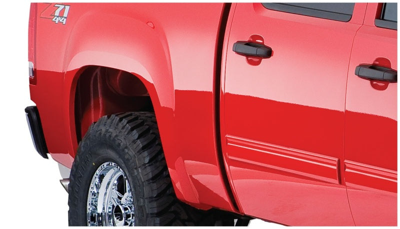 Bushwacker 07-13 GMC Sierra 1500 Fleetside Cutout Style Flares 4pc 69.3in Bed - Black