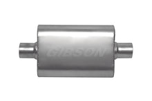 Load image into Gallery viewer, Gibson CFT Superflow Center/Center Oval Muffler - 4x9x13in/2.5in Inlet/2.5in Outlet - Stainless