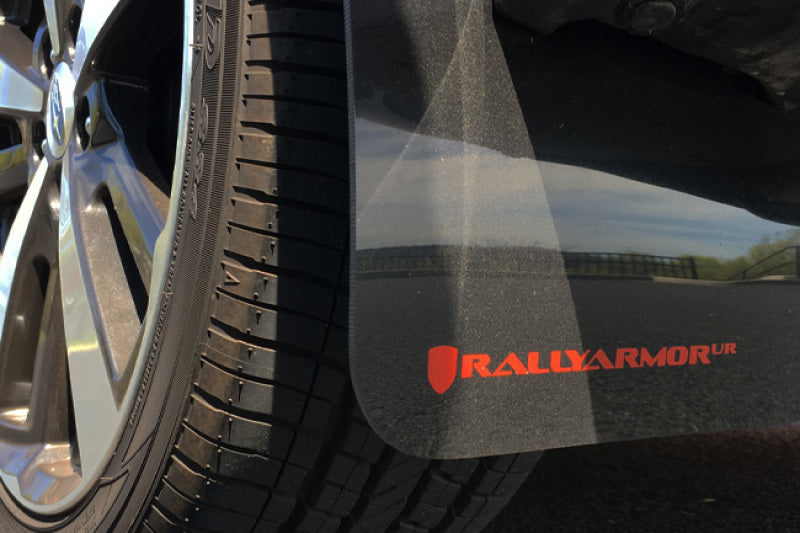 Rally Armor 2017+ Subaru Impreza UR Black Mud Flap w/ Red Logo