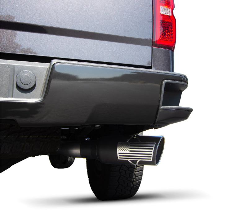 Gibson 11-14 Ford F-150 FX4 3.5L 3.5in/4in Patriot Series Cat-Back Single Exhaust - Stainless