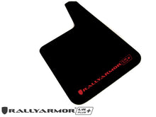 Load image into Gallery viewer, Rally Armor Larger Universal fitment (no hardware) UR Plus Black Mud Flap w/ Red Logo