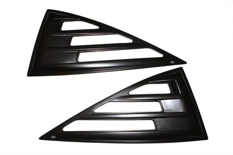 AVS 99-16 Ford F-250 Aeroshade Side Window Covers 2pc - Smoke