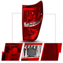 Load image into Gallery viewer, ANZO 2009-2014 Ford F-150 Euro Taillight Red/Clear (W/O Bulb)