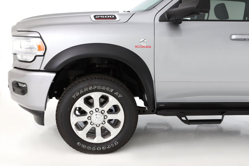 Bushwacker 2019 Dodge Ram 2500 Extend-A-Fender Style Flares 2pc Front - Black