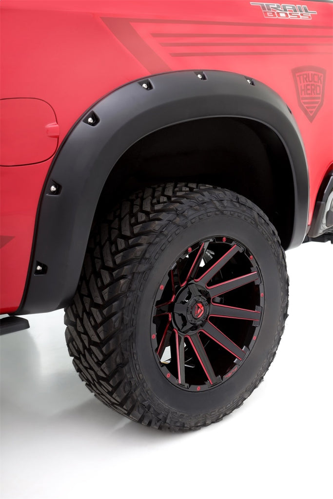 Bushwacker 2019 Chevrolet Silverado 1500 Pocket Style Flares 2pc REAR- Black