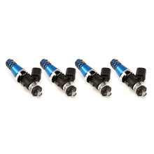 Load image into Gallery viewer, Injector Dynamics ID1050X Injectors 11mm (Blue) Adaptor Tops Denso Lower (Set of 4)