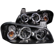 Load image into Gallery viewer, ANZO 2002-2003 Nissan Maxima Crystal Headlights w/ Halo Black