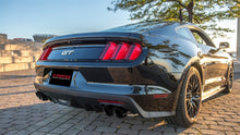 Load image into Gallery viewer, Corsa 15-16 Ford Mustang GT 5.0 3in Axle Back Exhaust Black Quad Tips (Touring)