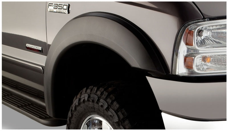 Bushwacker 99-07 Ford F-250 Super Duty Extend-A-Fender Style Flares 2pc - Black