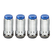 Load image into Gallery viewer, McGard SplineDrive Lug Nut (Cone Seat) 1/2-20 / 1.60in. Length (4-Pack) - Blue Cap (Req. Tool)