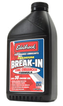 Load image into Gallery viewer, Edelbrock Sae 30 Break In Oil (Single Quart)