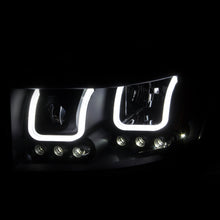 Load image into Gallery viewer, ANZO 2006-2008 Dodge Ram 1500 Projector Headlights w/ U-Bar Black