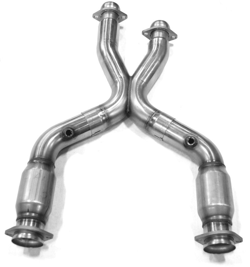 Kooks 96-04 Ford Mustang SVT Cobra Mach 1 SVT Cobra 1-3/4 x 3 4V Header & Catted X-Pipe Kit