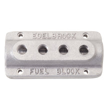 Load image into Gallery viewer, Edelbrock Fuel Block Quad As Cast