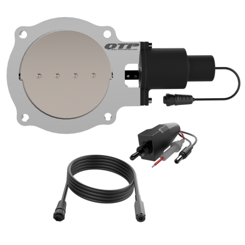 QTP 5in Bolt-On QTEC Electric Cutout Valve - Single