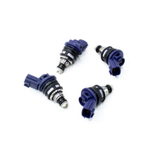 Load image into Gallery viewer, DeatschWerks Nissan G20 / SR20 / 240sx SR/KA 550cc Side Feed Injectors