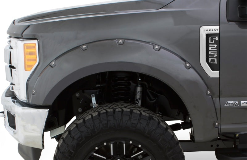 Bushwacker 18-19 Ford F-150 Pocket Style Flares 4 pc - Ingot Silver