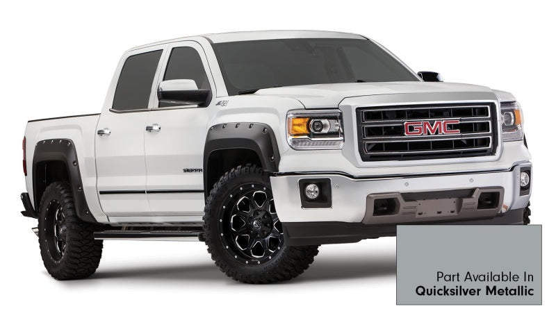 Bushwacker 15-15 GMC Sierra 1500 Pocket Style Flares 4pc - Quicksilver