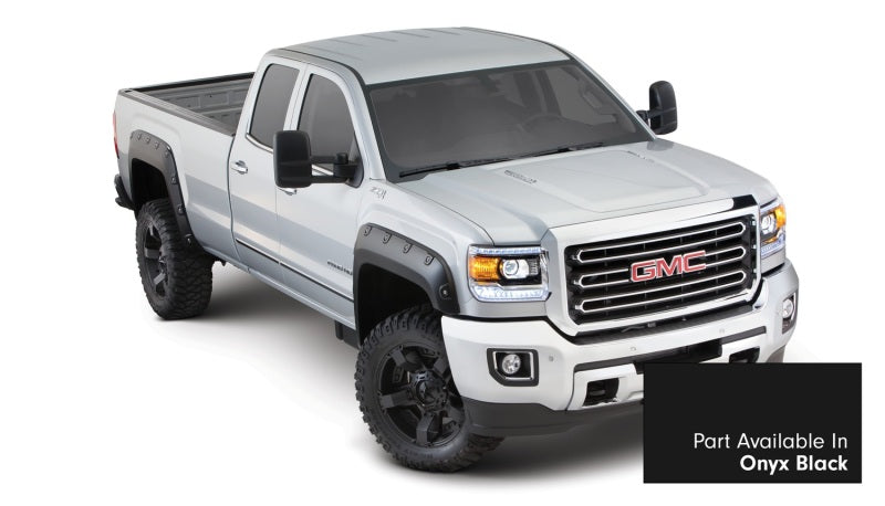 Bushwacker 16-16 GMC Sierra 2500 HD Boss Pocket Style Flares 4pc 78.8/97.6in Bed - Onyx Black