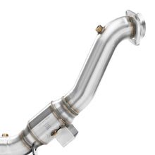 Load image into Gallery viewer, Kooks 15-17 Ford Mustang 2.3L EcoBoost 3in x 2.25in SS GREEN Catted OEM Downpipe