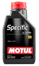 Load image into Gallery viewer, Motul 1L 100% Synthetic High Performance Engine Oil ACEA A1/B1 BMW LL-14 FE+ 0W20