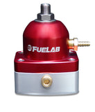 Fuelab 545 EFI Adjustable Mini FPR In-Line 25-90 PSI (1) -6AN In (1) -6AN Return - Red