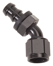 Load image into Gallery viewer, Russell Performance -4 AN Twist-Lok 45 Degree Hose End (Black)