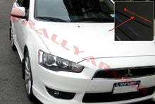 Load image into Gallery viewer, Rally Armor 2007+ Mitsubishi Lancer (doesnt fit Sportback) UR Black Mud Flap w/ Red Logo
