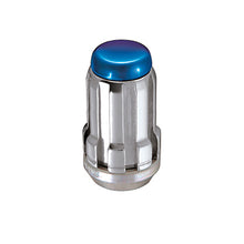 Load image into Gallery viewer, McGard SplineDrive Lug Nut (Cone Seat) 1/2-20 / 1.60in. Length (4-Pack) - Blue Cap (Req. Tool)